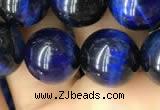CTE2039 15.5 inches 12mm round blue tiger eye beads wholesale