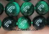 CTE2052 15.5 inches 8mm round green tiger eye beads wholesale
