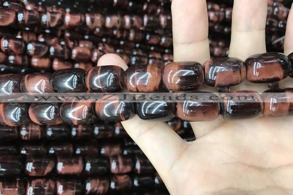 CTE2068 15.5 inches 13*18mm drum red tiger eye gemstone beads