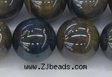 CTE2090 15.5 inches 16mm round AB-color blue & yellow tiger eye beads