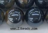 CTE2091 15.5 inches 18mm round AB-color blue & yellow tiger eye beads