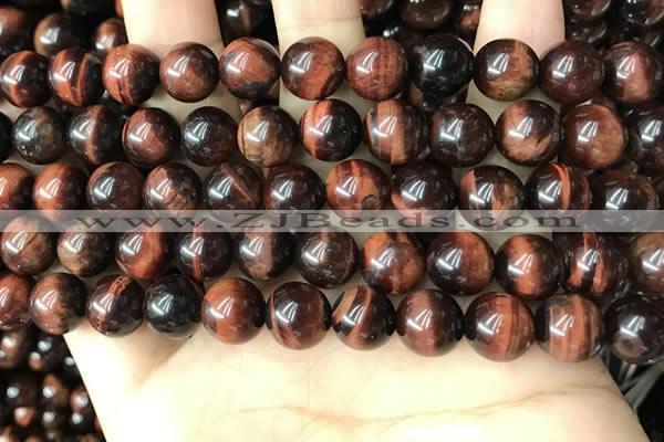 CTE2183 15.5 inches 10mm round red tiger eye gemstone beads