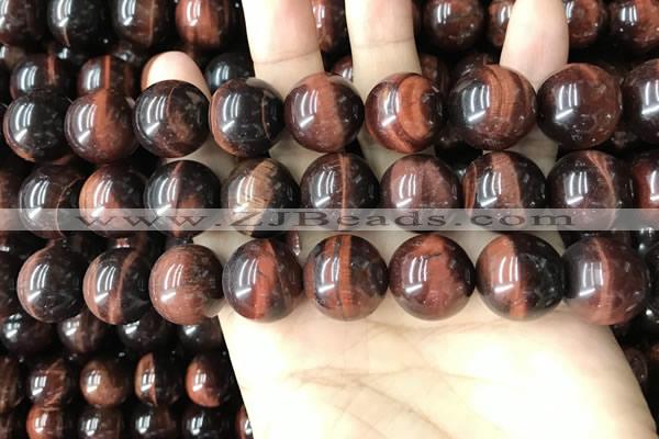 CTE2187 15.5 inches 18mm round red tiger eye gemstone beads