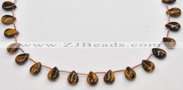 CTE25 teardrop 18*25mm yellow tiger eye beads Wholesale