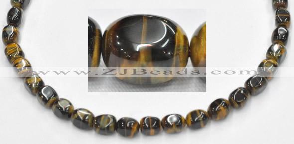 CTE32 15.5 inches 9*13mm freeform blue tiger eye beads wholesale