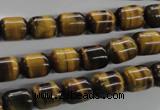 CTE328 15.5 inches 8*10mm drum yellow tiger eye gemstone beads