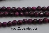 CTE471 15.5 inches 6mm faceted round red tiger eye beads wholesale