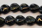 CTE650 15.5 inches 16*16mm heart blue tiger eye beads wholesale