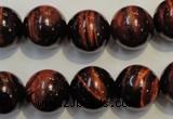 CTE87 15.5 inches 14mm round red tiger eye gemstone beads