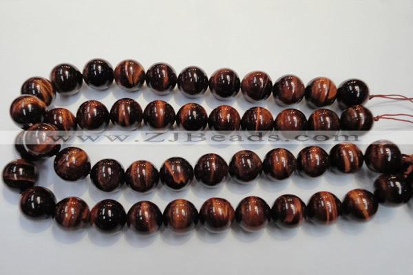 CTE89 15.5 inches 18mm round red tiger eye gemstone beads