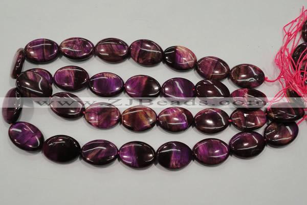 CTE997 15.5 inches 18*25mm oval dyed red tiger eye beads wholesale