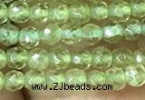 CTG1047 15.5 inches 2mm faceted round tiny peridot gemstone beads