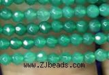 CTG1096 15.5 inches 2mm faceted round tiny quartz glass beads