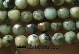 CTG1178 15.5 inches 3mm faceted round tiny African turquoise beads