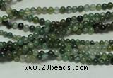 CTG126 15.5 inches 2mm round tiny moss agate beads wholesale