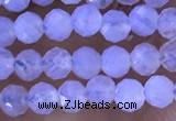 CTG1304 15.5 inches 3mm faceted round blue lace agate beads wholesale