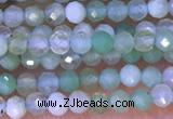 CTG1311 15.5 inches 2mm faceted round Australia chrysoprase beads