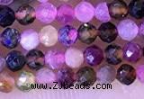 CTG1326 15.5 inches 2mm faceted round tourmaline beads wholesale