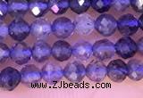 CTG1330 15.5 inches 3mm faceted round iolite beads wholesale