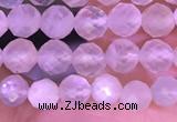 CTG1352 15.5 inches 4mm faceted round white moonstone beads