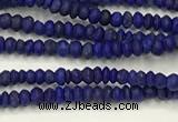CTG1370 15.5 inches 1*1.5mm rondelle tiny lapis lazuli beads