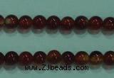 CTG14 15.5 inch 3mm round B grade tiny red agate beads wholesale