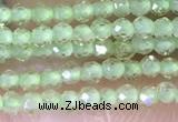 CTG1412 15.5 inches 2mm faceted round peridot beads wholesale