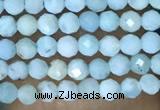 CTG1421 15.5 inches 2mm faceted round larimar beads wholesale