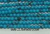 CTG144 15.5 inches 3mm round tiny blue turquoise beads wholesale