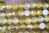 CTG1464 15.5 inches 2mm faceted round yellow opal beads