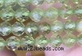 CTG1487 15.5 inches 3mm faceted round peridot gemstone beads