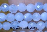 CTG1493 15.5 inches 3mm faceted round aquamarine beads wholesale