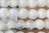 CTG1580 15.5 inches 4mm round white moonstone beads wholesale