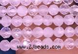 CTG1600 15.5 inches 2.5mm faceted round tiny white moonstone beads