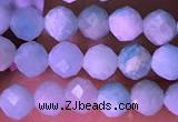CTG1626 15.5 inches 3.5mm faceted round tiny amazonite beads