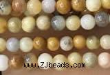 CTG2019 15 inches 2mm,3mm yellow crazy lace agate beads