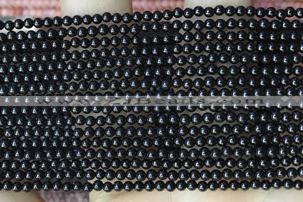 CTG2030 15 inches 2mm,3mm natural black spinel beads