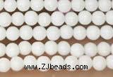 CTG2075 15 inches 2mm,3mm white porcelain beads wholesale