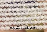 CTG2105 15 inches 2mm faceted round tiny quartz glass beads