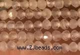 CTG2156 15 inches 2mm,3mm faceted round white moonstone beads