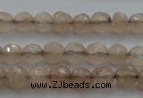 CTG218 15.5 inches 3mm faceted round tiny moonstone beads