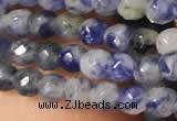 CTG2216 15 inches 2mm,3mm faceted round sodalite gemstone