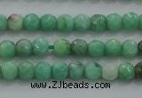 CTG225 15.5 inches 3mm faceted round tiny grass agate beads