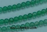 CTG24 15.5 inch 3mm round tiny pale green agate beads wholesale