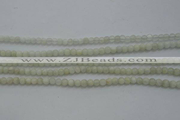 CTG256 15.5 inches 3mm round tiny white moonstone beads