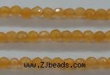 CTG407 15.5 inches 2mm faceted round tiny dyed candy jade beads