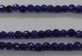 CTG411 15.5 inches 2mm faceted round tiny dyed candy jade beads