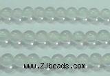 CTG44 15.5 inches 2mm round tiny white crystal beads wholesale