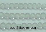 CTG44 15.5 inches 2mm round tiny white crystal beads wholesale
