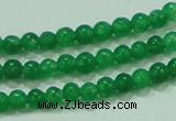 CTG61 15.5 inches 2mm round tiny dyed white jade beads wholesale